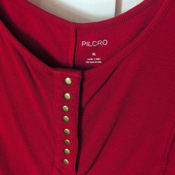 Anthropologie Pilcro Ribbed Biker Tank - Picture 3 of 7